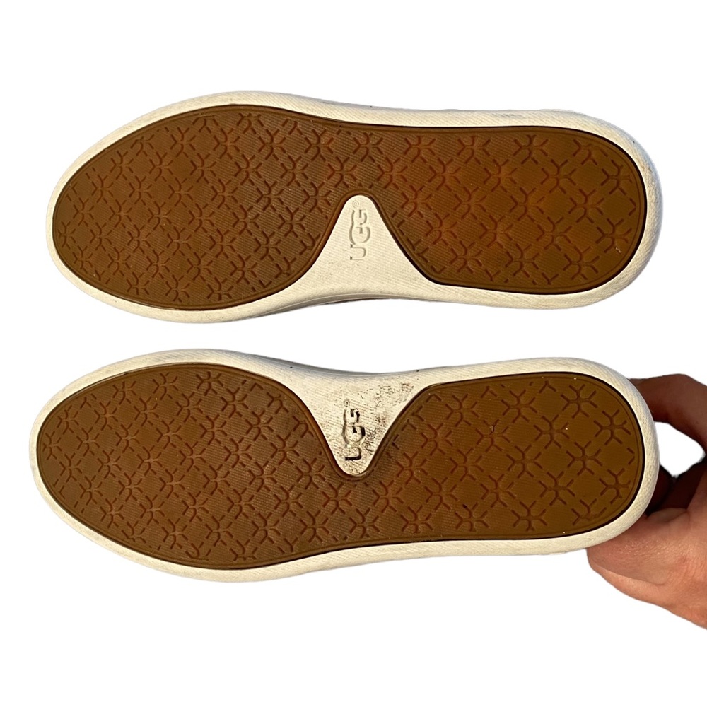 Navy Blue UGG Adley Perforated Sneakers - Picture 7 of 7
